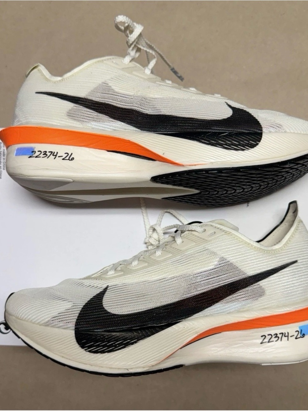 Nike Zoom X Vaporfly Next 4% Prototype men’s size 6.5 running shoes NEW!